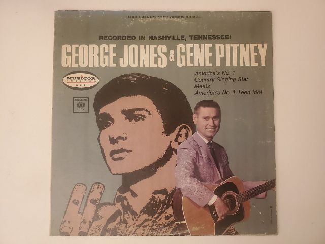George Jones & Gene Pitney Recorded in Nashville, Tennessee! vinyl record