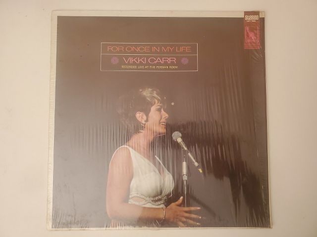 Vikki Carr For Once In My Life vinyl record