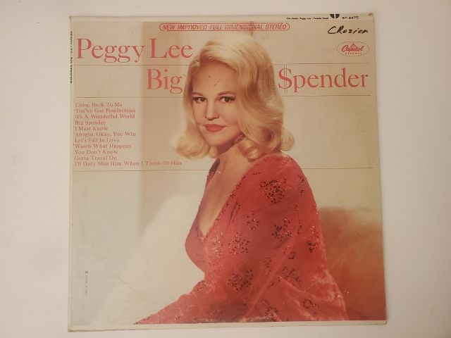 Peggy Lee Big $pender vinyl record