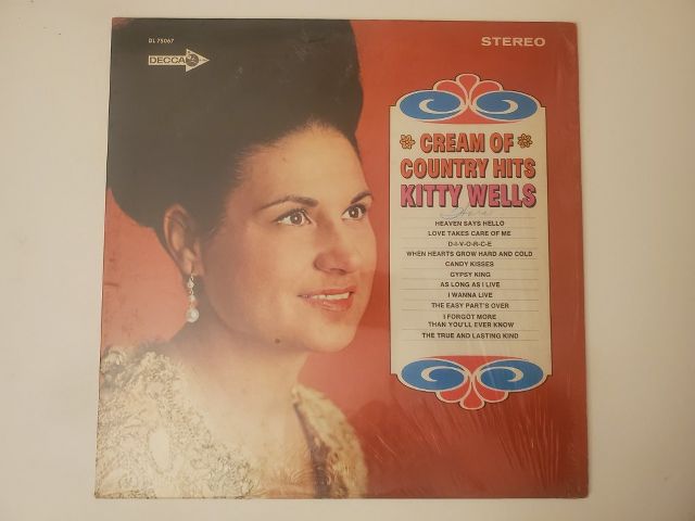 Kitty Wells Cream of Country Hits vinyl record