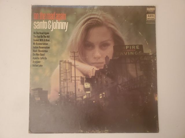 Santo & Johnny On The Road Again vinyl record