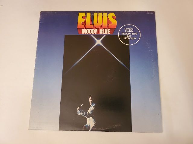 Elvis Moody Blue vinyl record