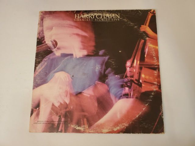 Harry Chapin Greatest Stories Live vinyl record