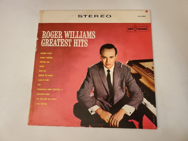 Roger Williams Greatest Hits vinyl record