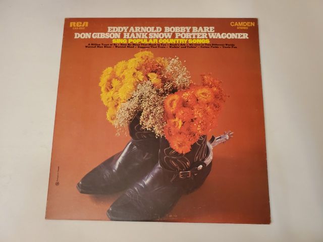 Eddy Arnold, Bobby Bare, Don Gibson, Hank Snow, Porter Wagoner Sing Popular Country Songs vinyl record
