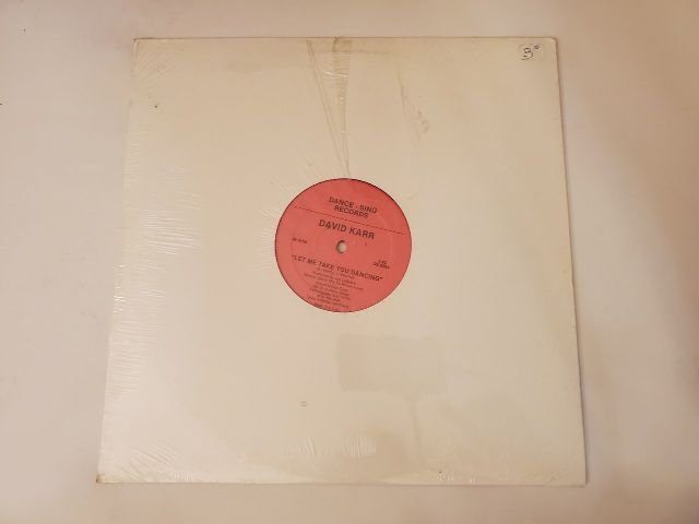 David Karr Let Me Take You Dancing vinyl record