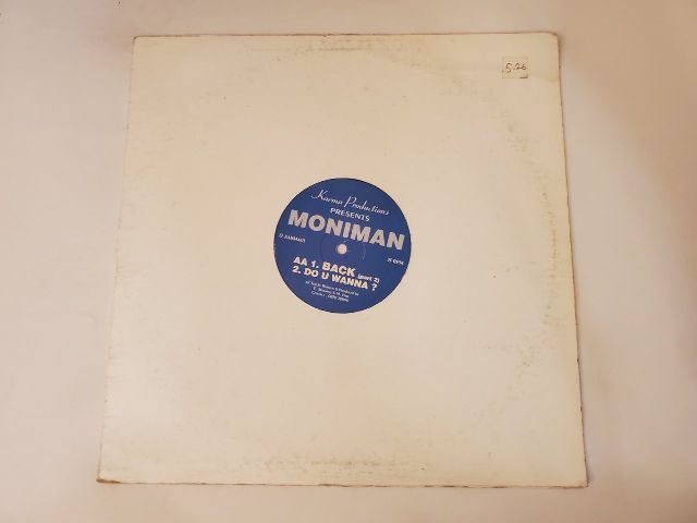 Moniman Back / Do U Wanna? vinyl record
