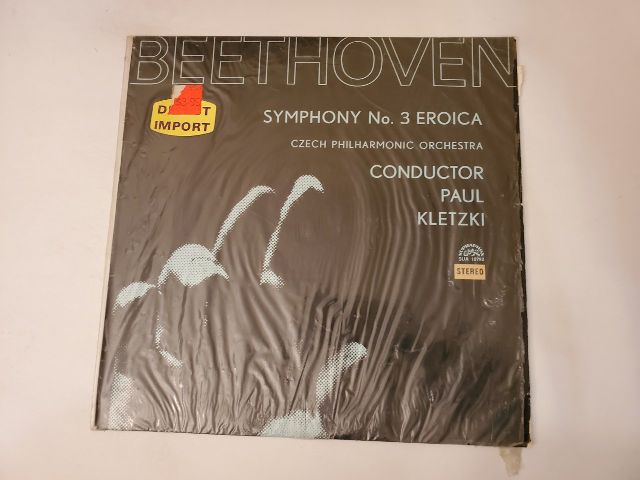 Czech Philharmonic Orchestra Symphony No. 3 Eroica vinyl record