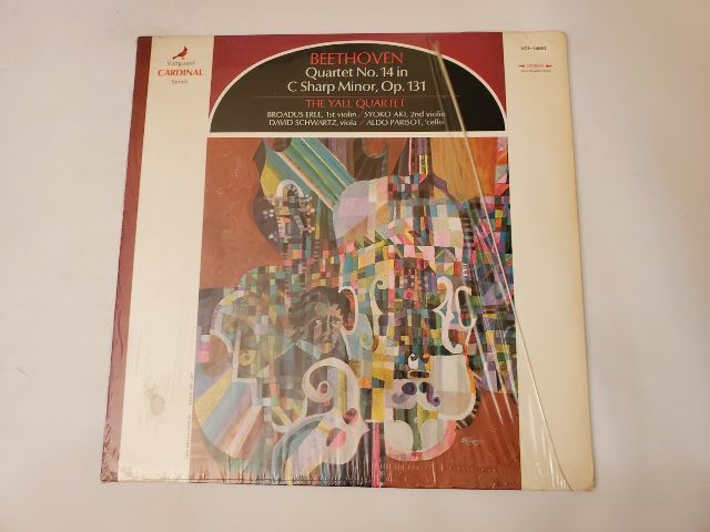 The Yale Quartet Beethoven: Quartet No. 14 in C Sharp Minor, Op. 131 vinyl record