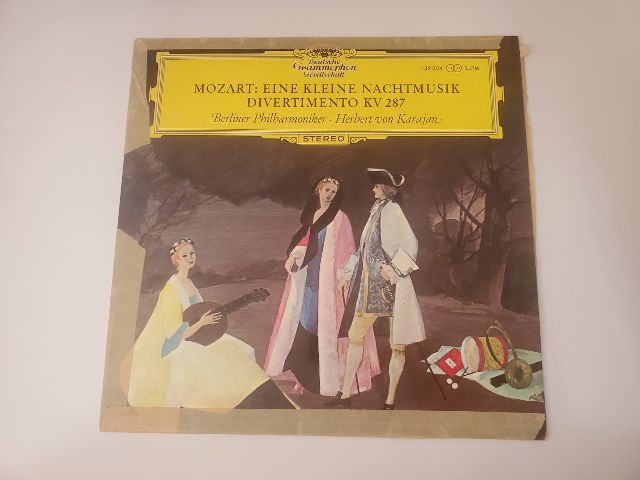 Berlin Philharmonic Orchestra, Herbert von Karajan Mozart: Eine Kleine Nachtmusik, Divertimento KV 287 vinyl record