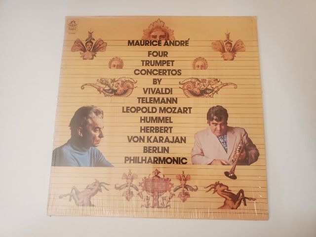 Maurice Andr? Four Trumpet Concertos vinyl record