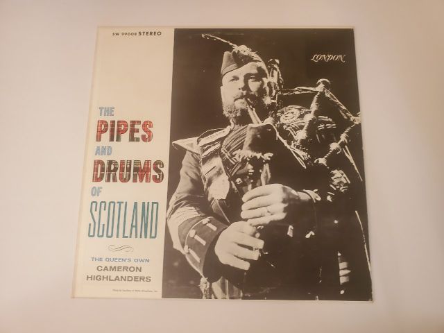 The Queen's Own Cameron Highlanders The Pipes and Drums of Scotland vinyl record