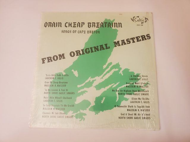 Various Artists Orain Cheap Breatainn: Songs of Cape Breton vinyl record