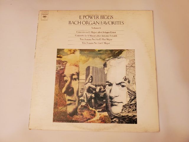 E. Power Biggs Bach Organ Favorites vinyl record