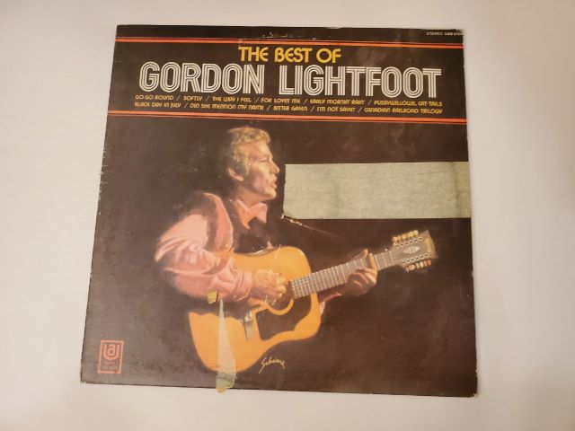 Gordon Lightfoot The Best of Gordon Lightfoot vinyl record