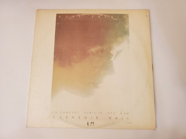 Dory Previn In Concert vinyl record