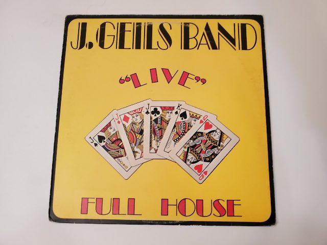 J. Geils Band Live Full House vinyl record