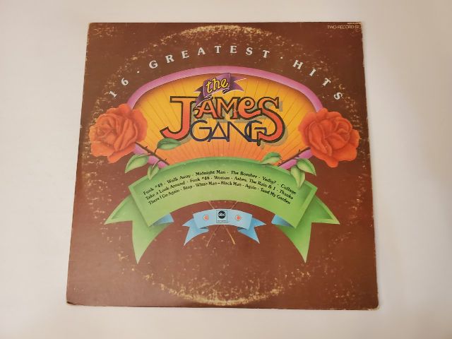 The James Gang 16 Greatest Hits vinyl record