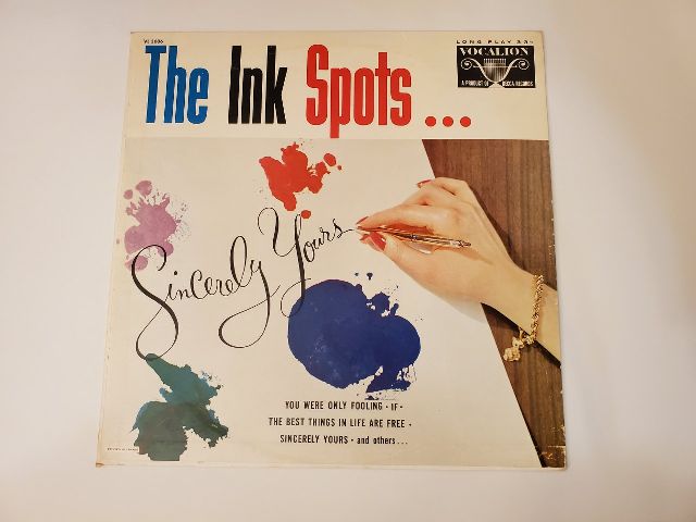 The Ink Spots Sincerely Yours vinyl record