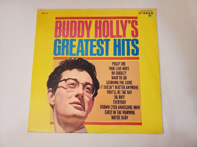 Buddy Holly Greatest Hits vinyl record