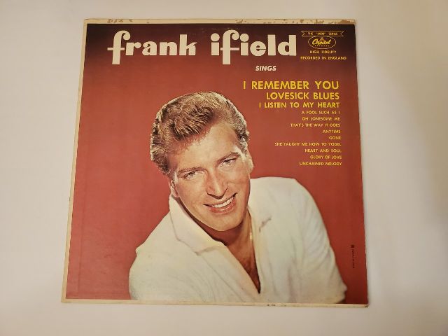 Frank Ifield I Remember You vinyl record