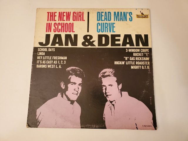 Jan & Dean The New Girl in School / Dead Man's Curve vinyl record