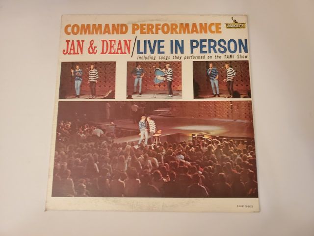 Jan & Dean Command Performance: Live in Person vinyl record