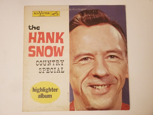 Hank Snow Country Special vinyl record