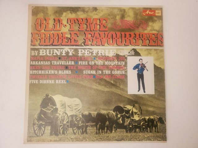 Bunty Petrie Old-Time Fiddle Favourites vinyl record