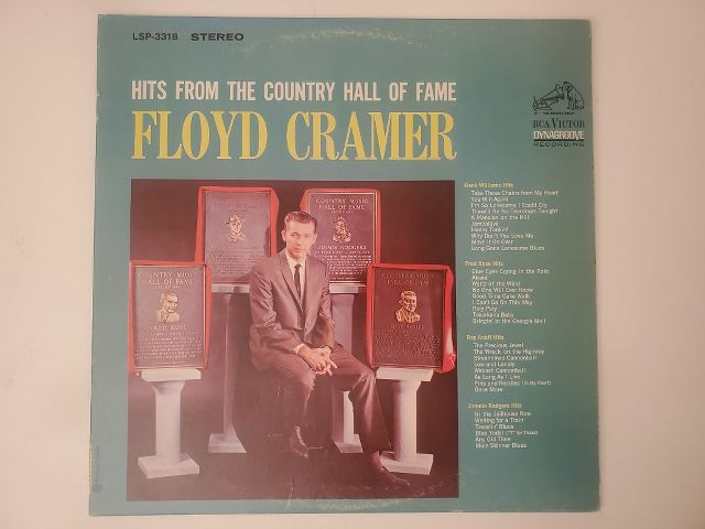Floyd Cramer Hits from the Country Hall of Fame vinyl record