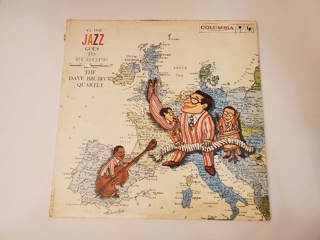 The Dave Brubeck Quartet Jazz Goes to Europe vinyl record