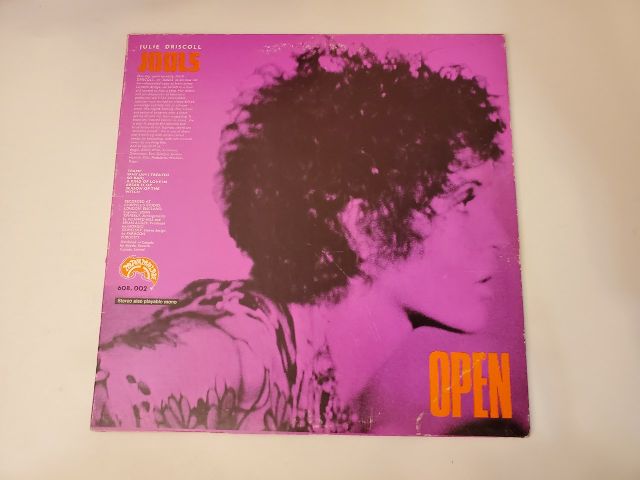 Julie Driscoll Open vinyl record