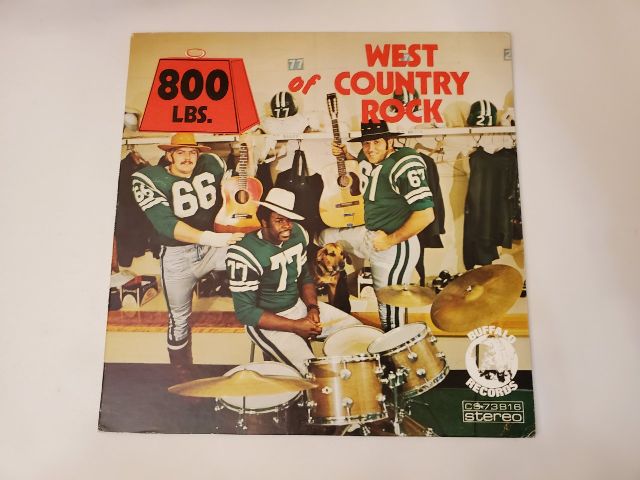 800 Lbs. West of Country Rock vinyl record