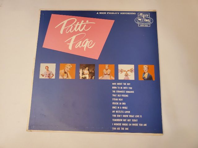 Patti Page [Title Not Provided] vinyl record