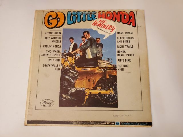 The Hondells Go Little Honda vinyl record