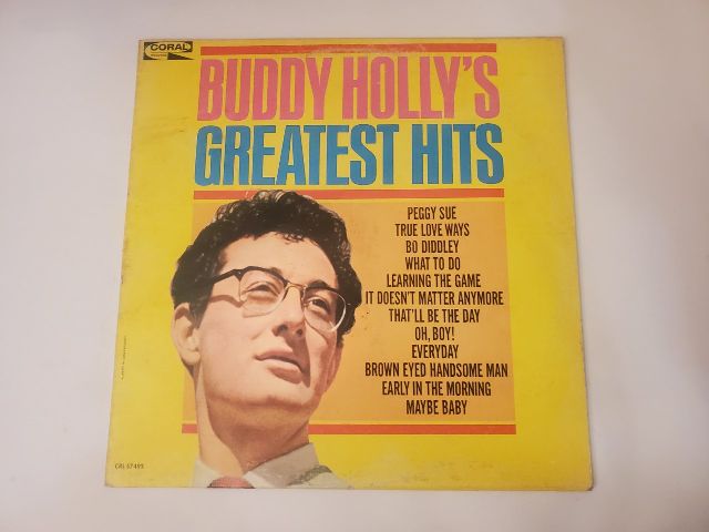 Buddy Holly Greatest Hits vinyl record