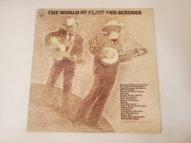 Flatt and Scruggs The World of Flatt and Scruggs vinyl record