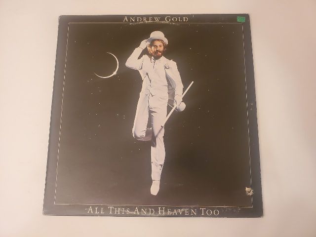 Andrew Gold All This and Heaven Too vinyl record