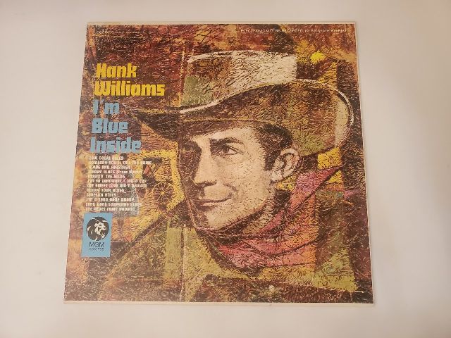 Hank Williams I'm Blue Inside vinyl record