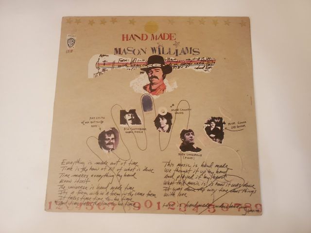 Mason Williams Hand Made vinyl record