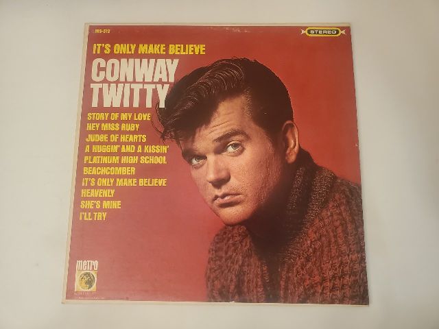 Conway Twitty It's Only Make Believe vinyl record