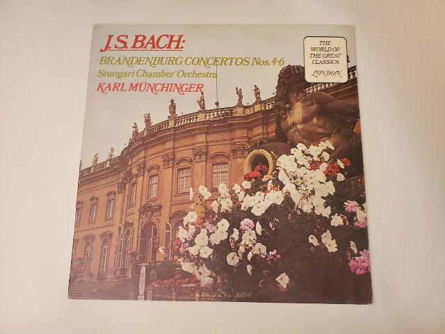 J.S. Bach Brandenburg Concertos Nos. 4-6 vinyl record
