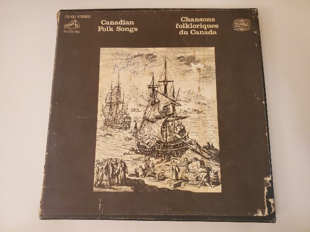 Unknown Canadian Folk Songs vinyl record