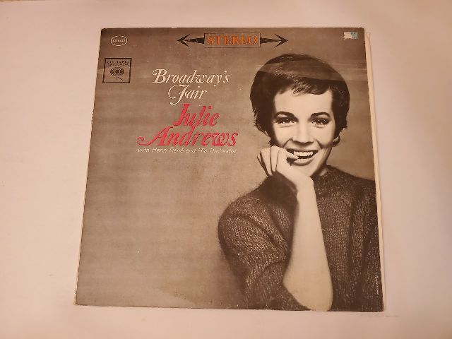 Julie Andrews Broadway's Fair vinyl record
