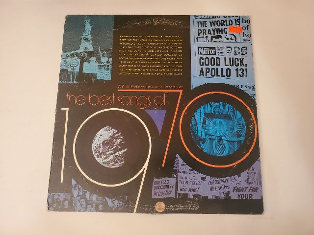 Various Artists The Best Songs of 1970 vinyl record