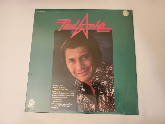 Paul Anka Unknown Album vinyl record