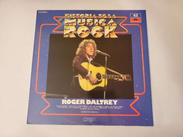 Roger Daltrey Historia de la Musica Rock vinyl record