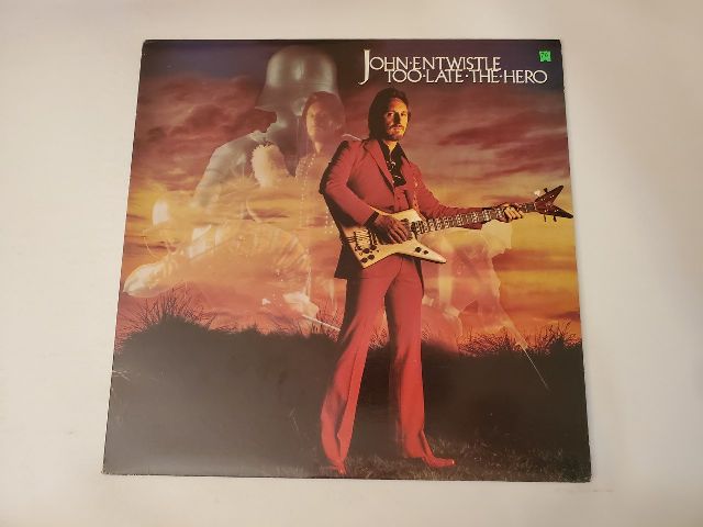 John Entwistle Too Late the Hero vinyl record