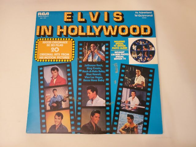 Unknown Elvis in Hollywood vinyl record