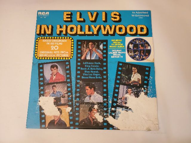 Unknown Elvis in Hollywood vinyl record